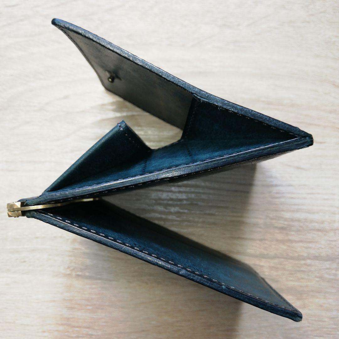 HIS-FACTORY　小銭入れ付きマネークリップ　フェルマーレ　プエブロレザー