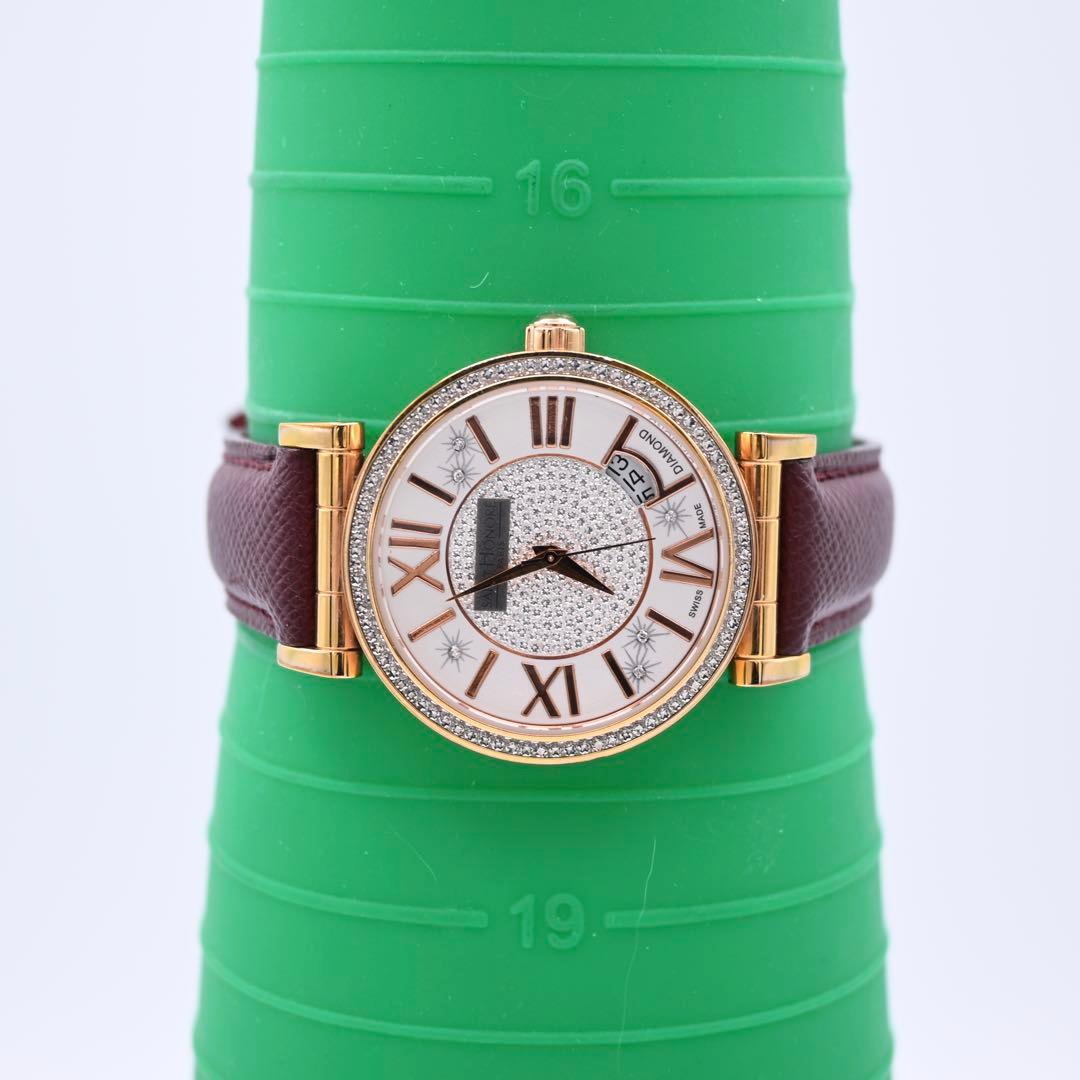 SAINT HONORE レディース 腕時計 クォーツ ダイヤ 装飾 新品電池