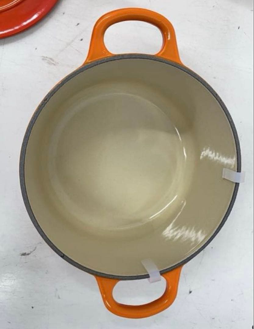Le Creuset 両手鍋 16cm オレンジ　ル・クルーゼ　【新品】