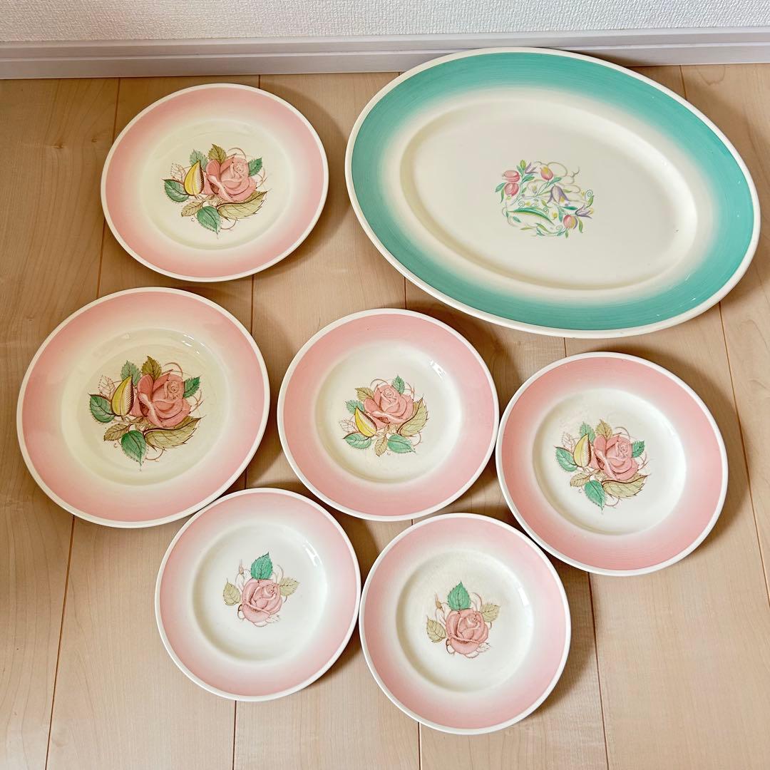 スージークーパー プレート 皿 ドレスデンスプレイ　パトリシアローズ