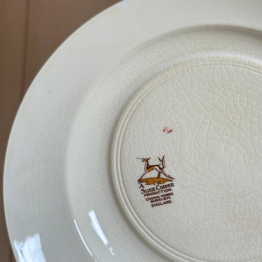 スージークーパー プレート 皿 ドレスデンスプレイ　パトリシアローズ