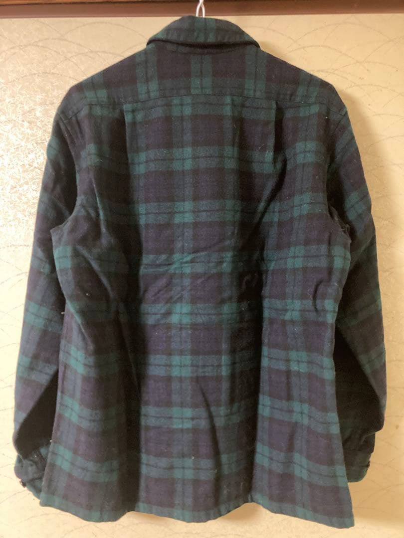 70s Pendleton ボードシャツ　ブラックウォッチ柄　M アメリカ製