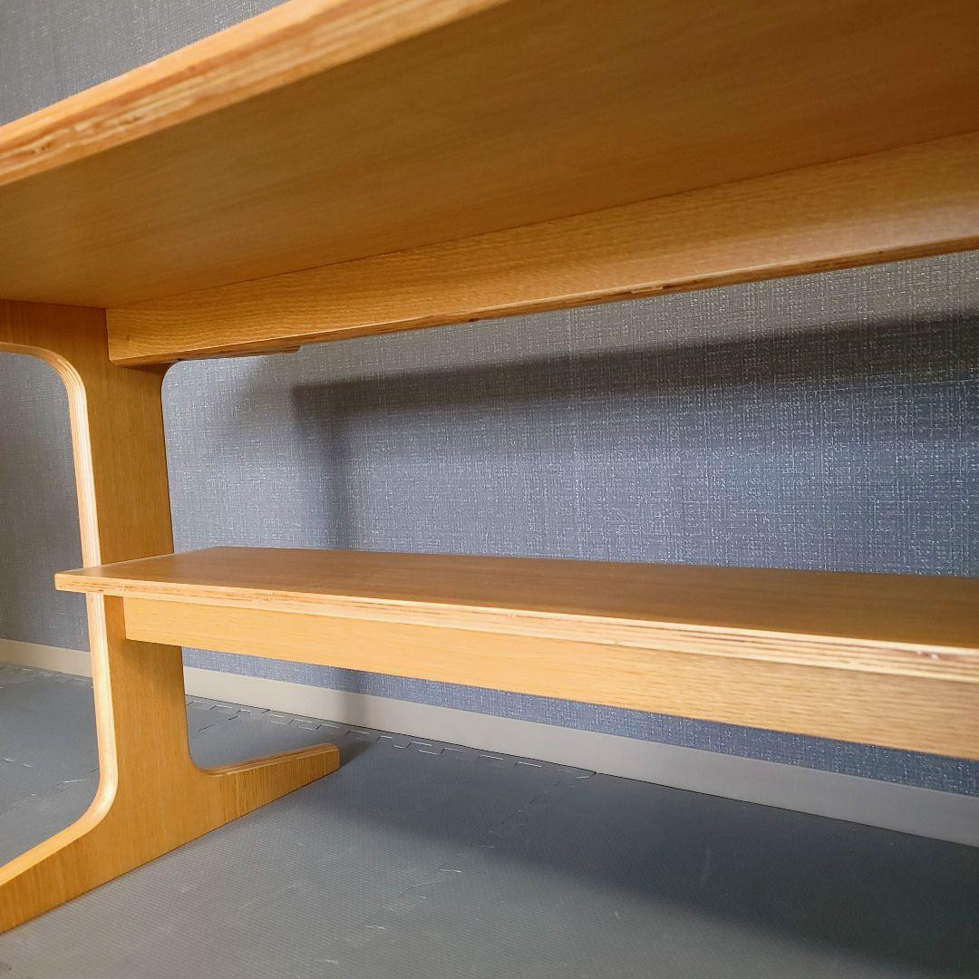 無印良品　オーク材　リビングでもダイニングでも使えるテーブル　ベンチ セット