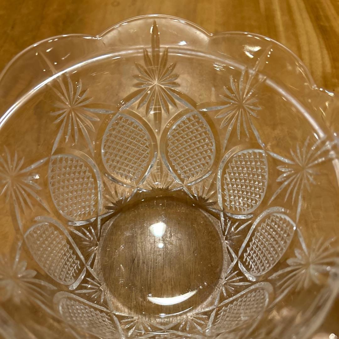 イタリア製　ビンテージクリスタル　ビスケットバロー