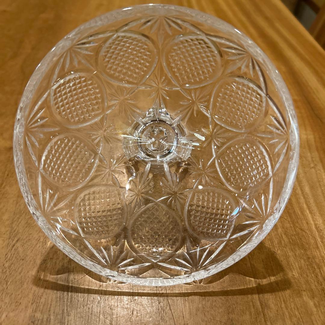 イタリア製　ビンテージクリスタル　ビスケットバロー