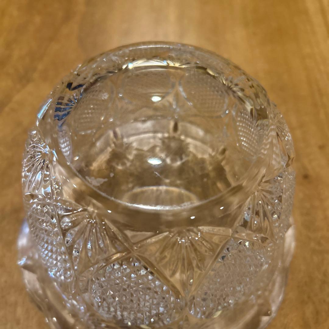 イタリア製　ビンテージクリスタル　ビスケットバロー