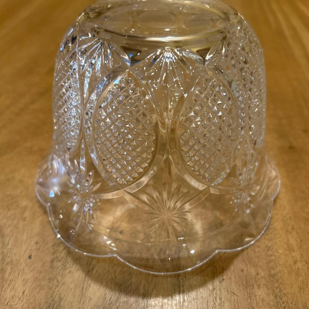 イタリア製　ビンテージクリスタル　ビスケットバロー