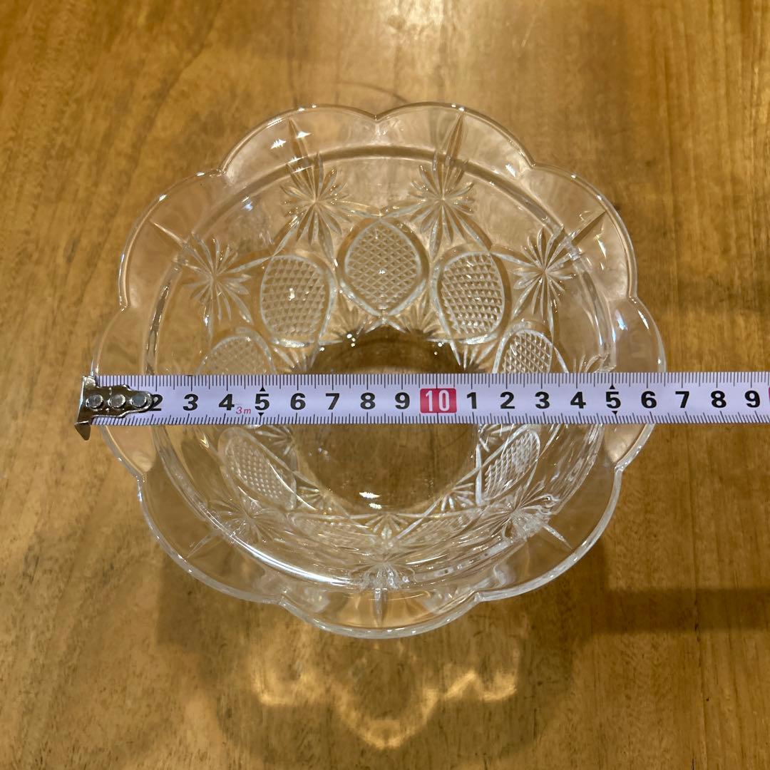 イタリア製　ビンテージクリスタル　ビスケットバロー