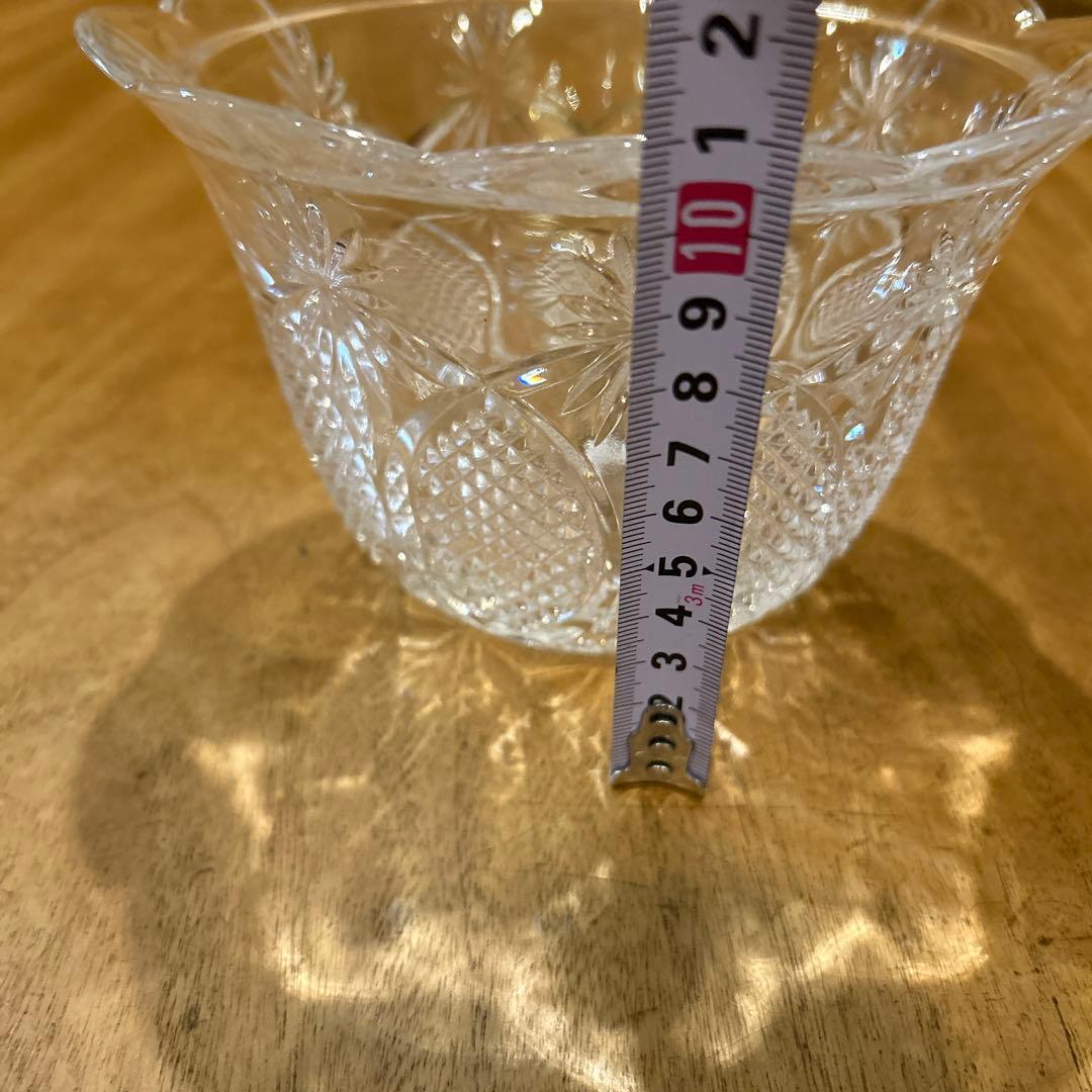 イタリア製　ビンテージクリスタル　ビスケットバロー