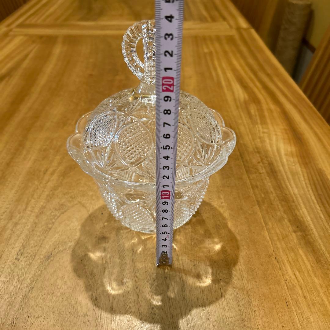 イタリア製　ビンテージクリスタル　ビスケットバロー