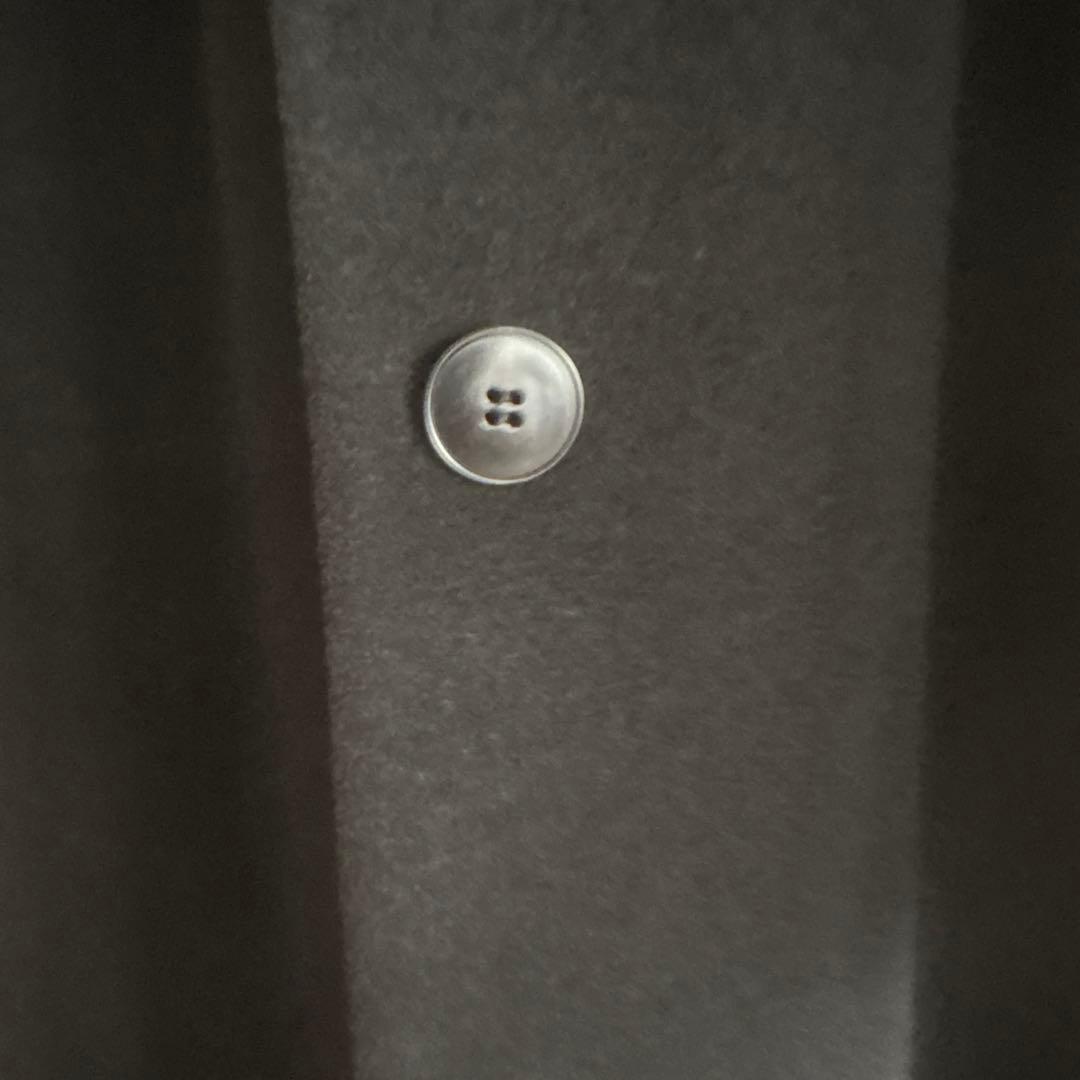 agnis b. ブラック チェスターコート サイズ2