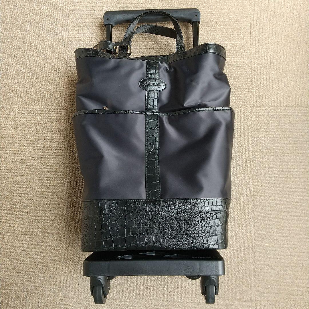 美品 スワニー キャリーケース グローラ 座面 椅子付き キャリーバッグ