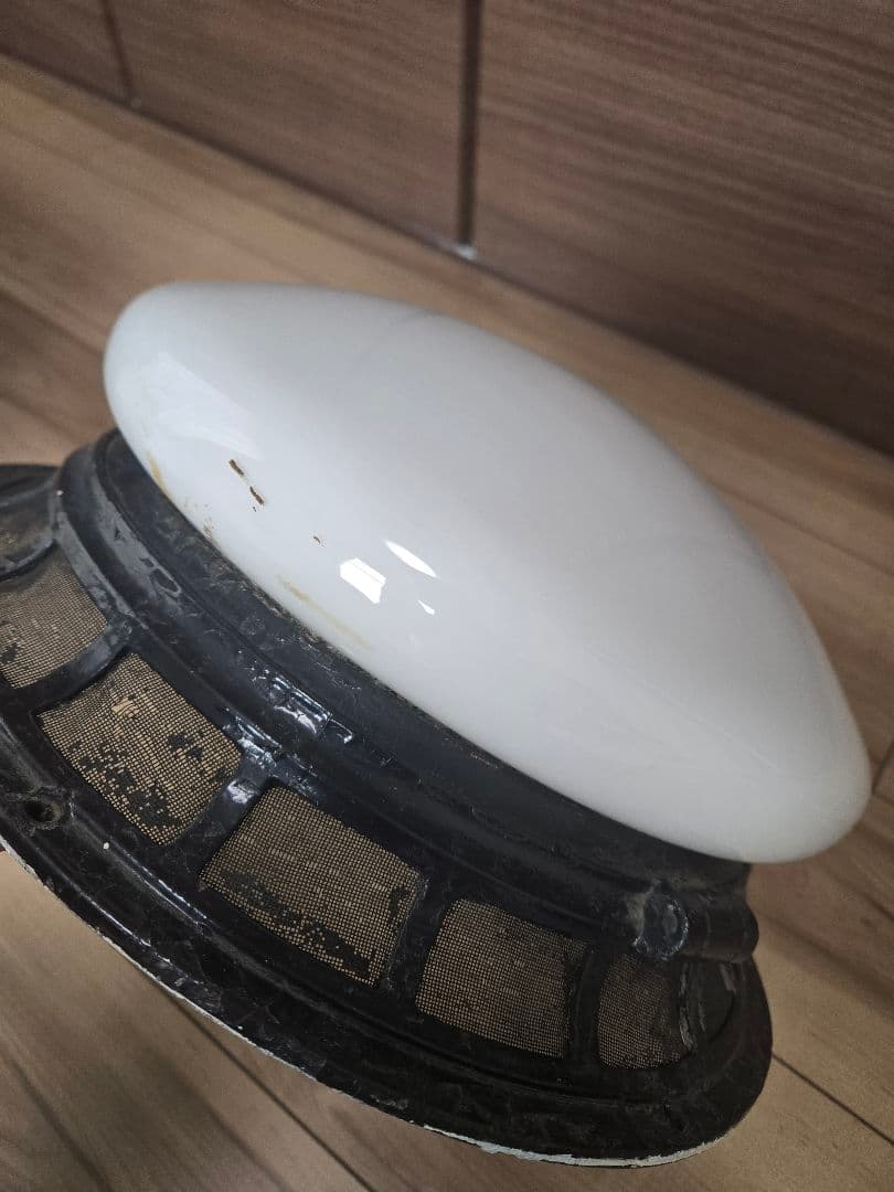 戦前？　箱根登山鉄道　客車室内灯　鉄道廃品