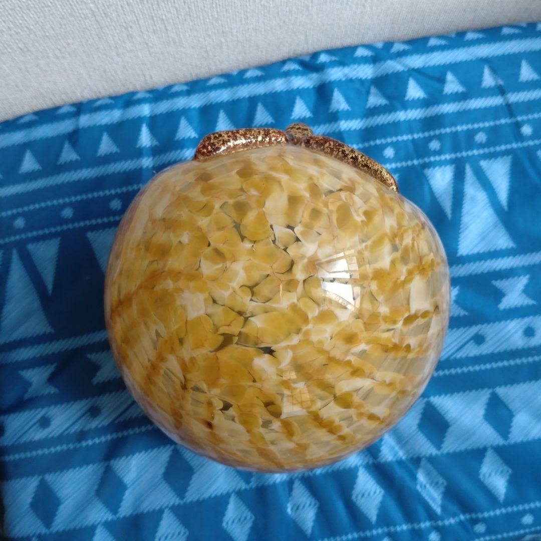 ㊵ ふくろう 置物 ガラス