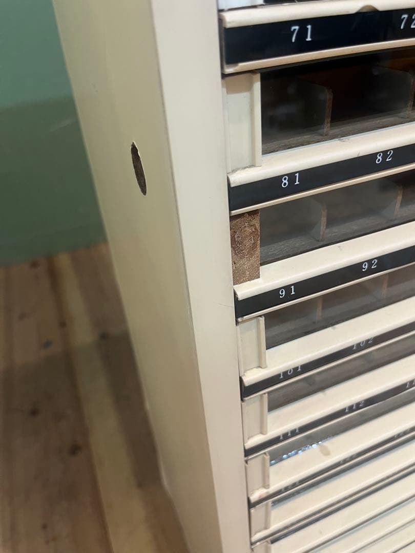 テイジン ミシン糸収納ケース 収納棚 インテリア 昭和レトロ 当時物