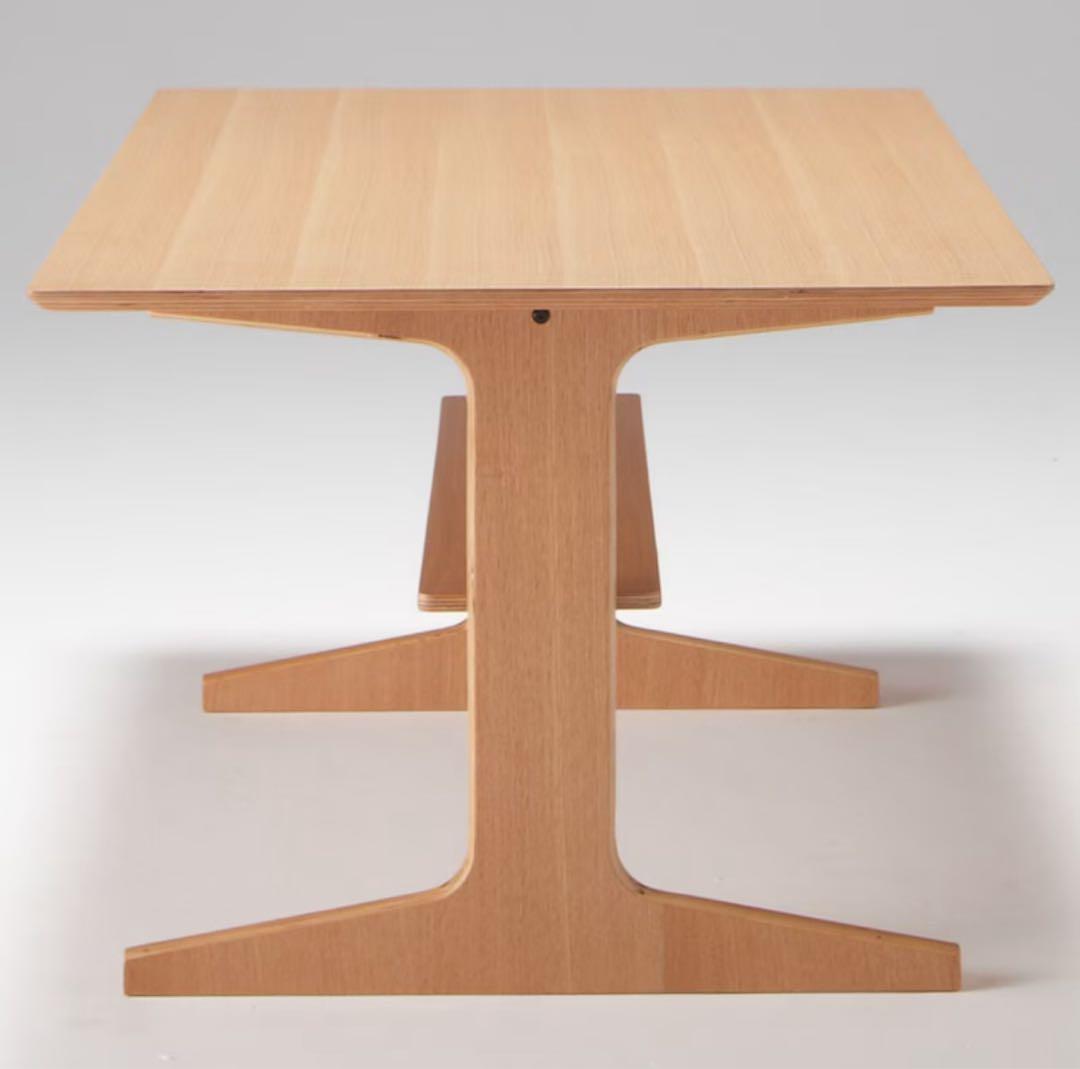 シ*フ様 無印良品　リビングでもダイニングでもつかえるテーブル・４・オーク材