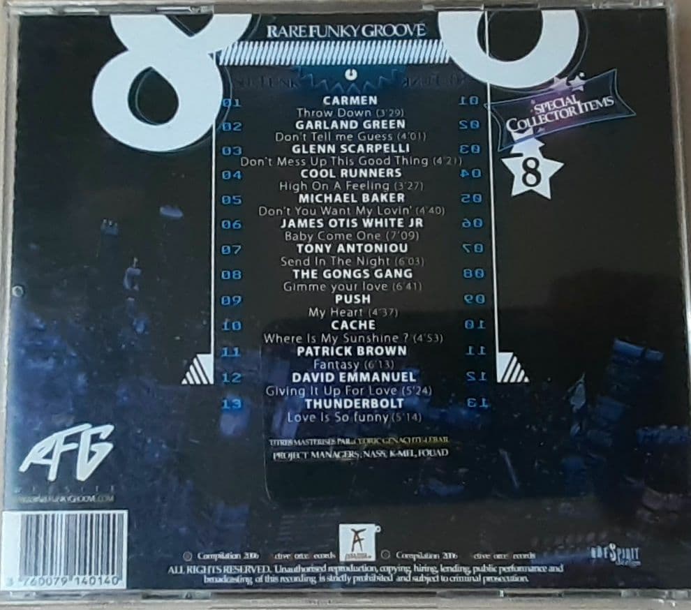 洋楽 RARE funky groove vol 8