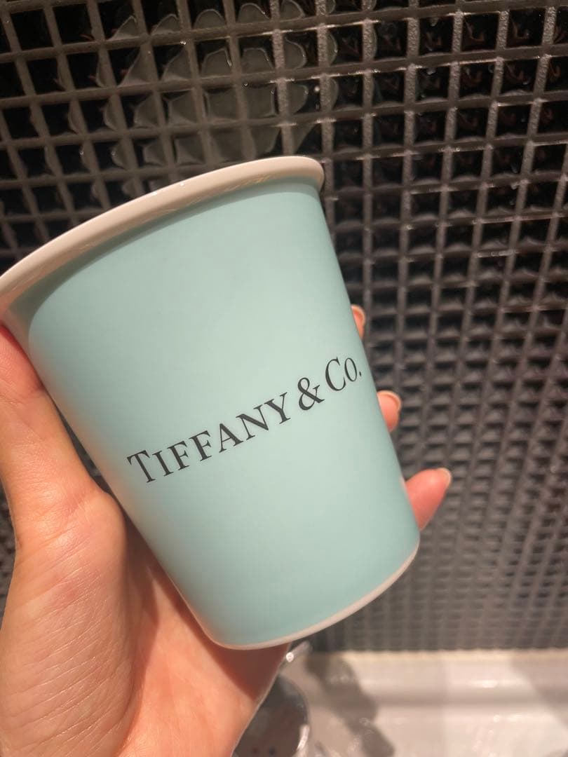ティファニーTiffany グラスコーヒーカップ　マグカップ入手困難　最終値下げ