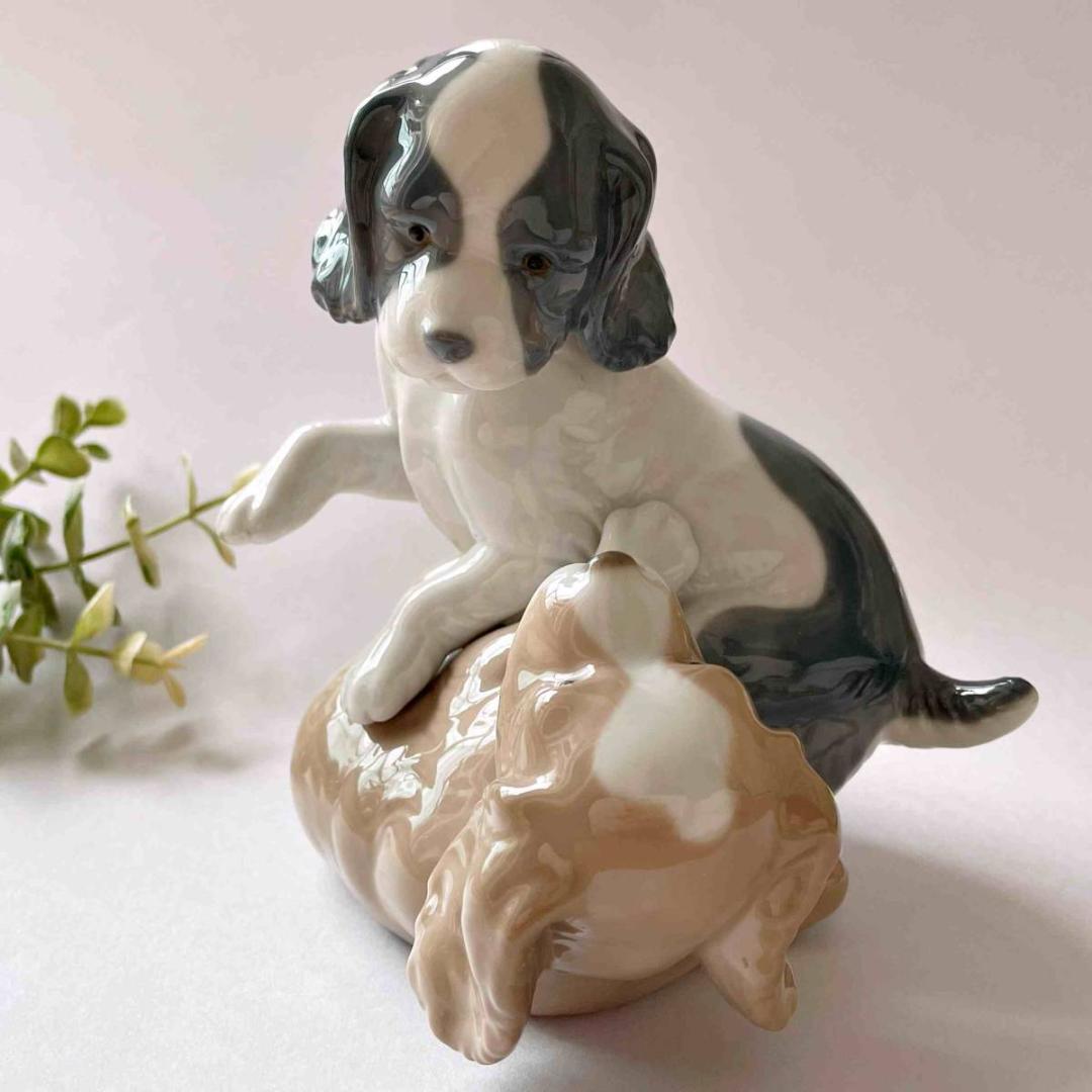 NAO 犬 フィギュリン 置物 手描き スペイン