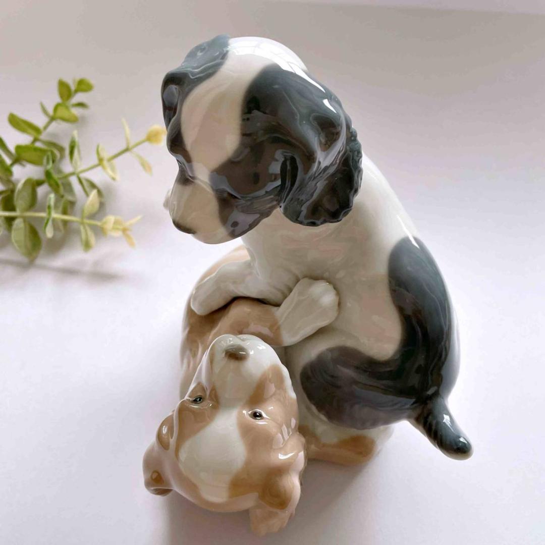 NAO 犬 フィギュリン 置物 手描き スペイン