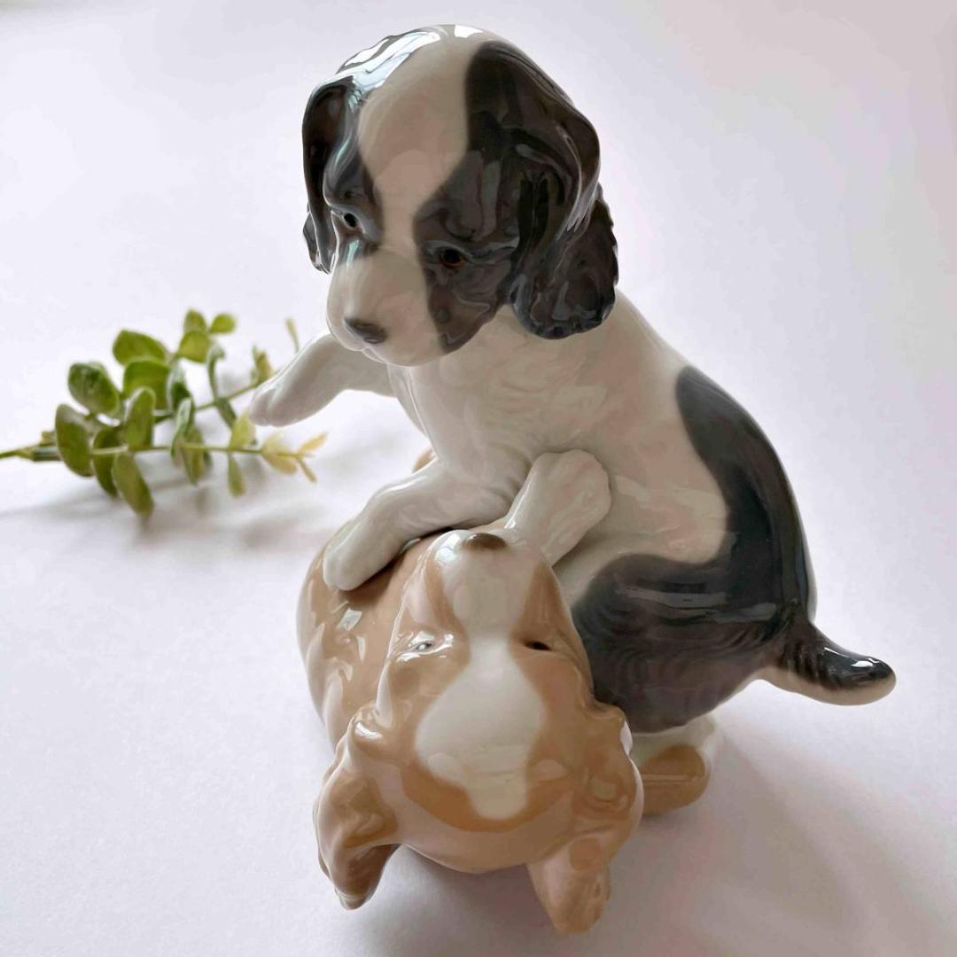 NAO 犬 フィギュリン 置物 手描き スペイン