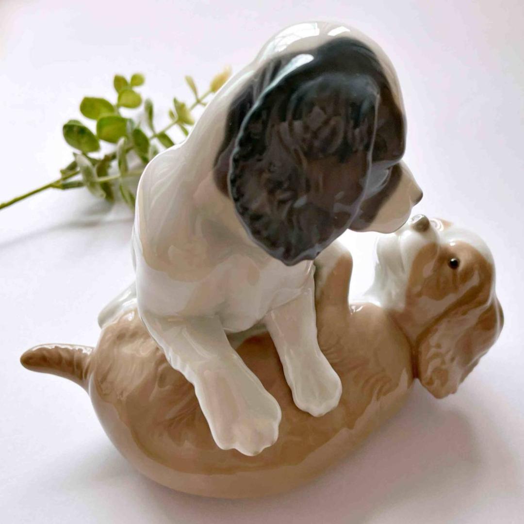 NAO 犬 フィギュリン 置物 手描き スペイン