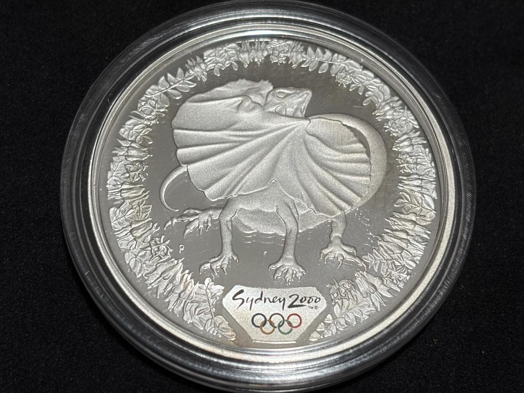 １オンス純銀貨 オーストラリア 2000年 シドニーオリンピック 5ドル銀貨