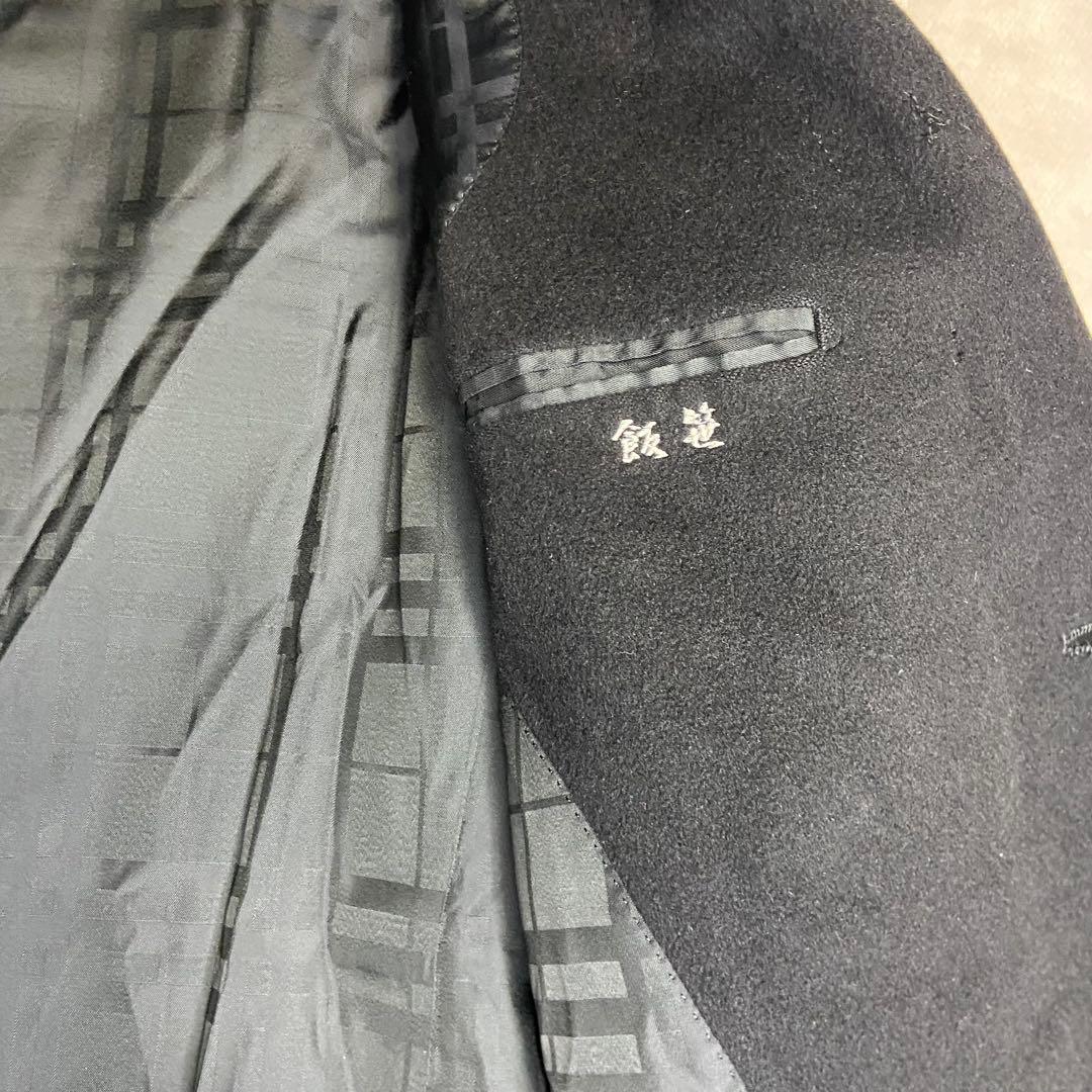 バーバリーロンドン チェスターコート ロング カシミヤ50アンゴラ50黒