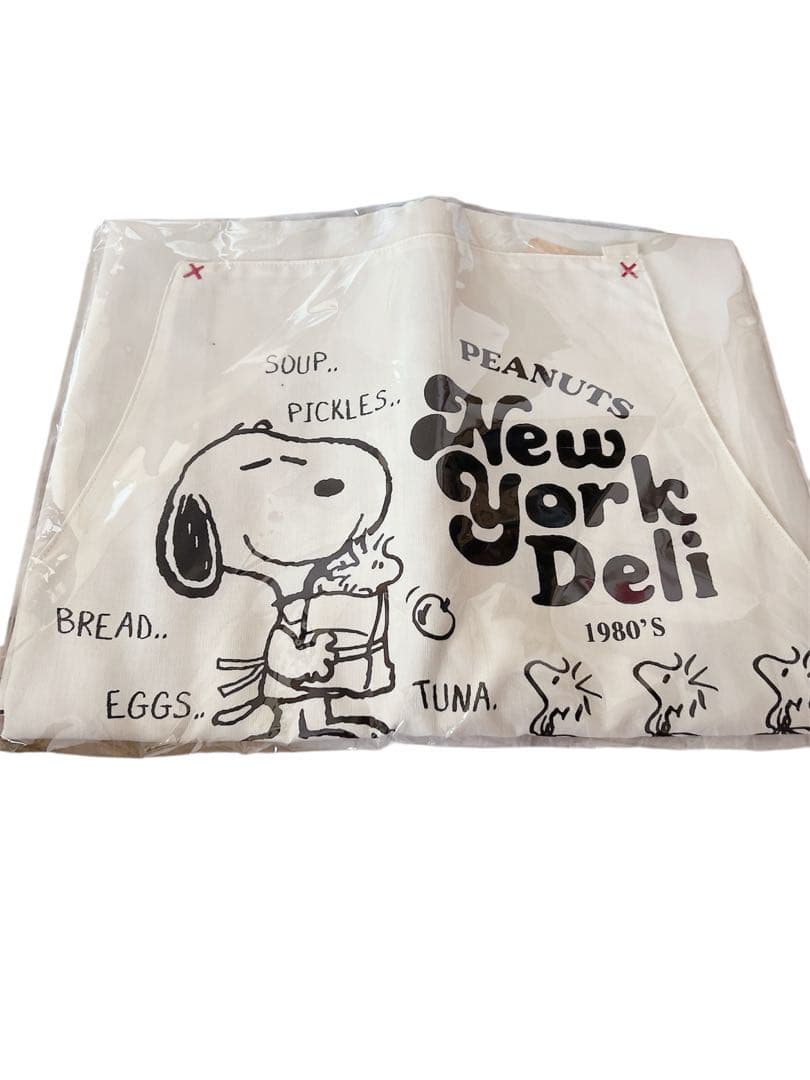 スヌーピー ニューヨークデリ エプロン 1980年代