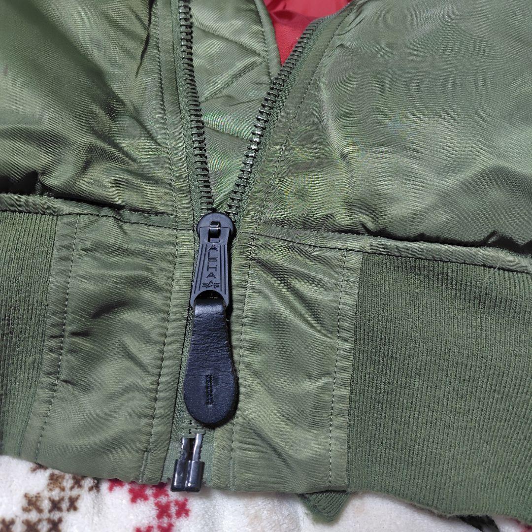 ALPHA MA-1 オリーブグリーン Size　L　お買い得美品‼️