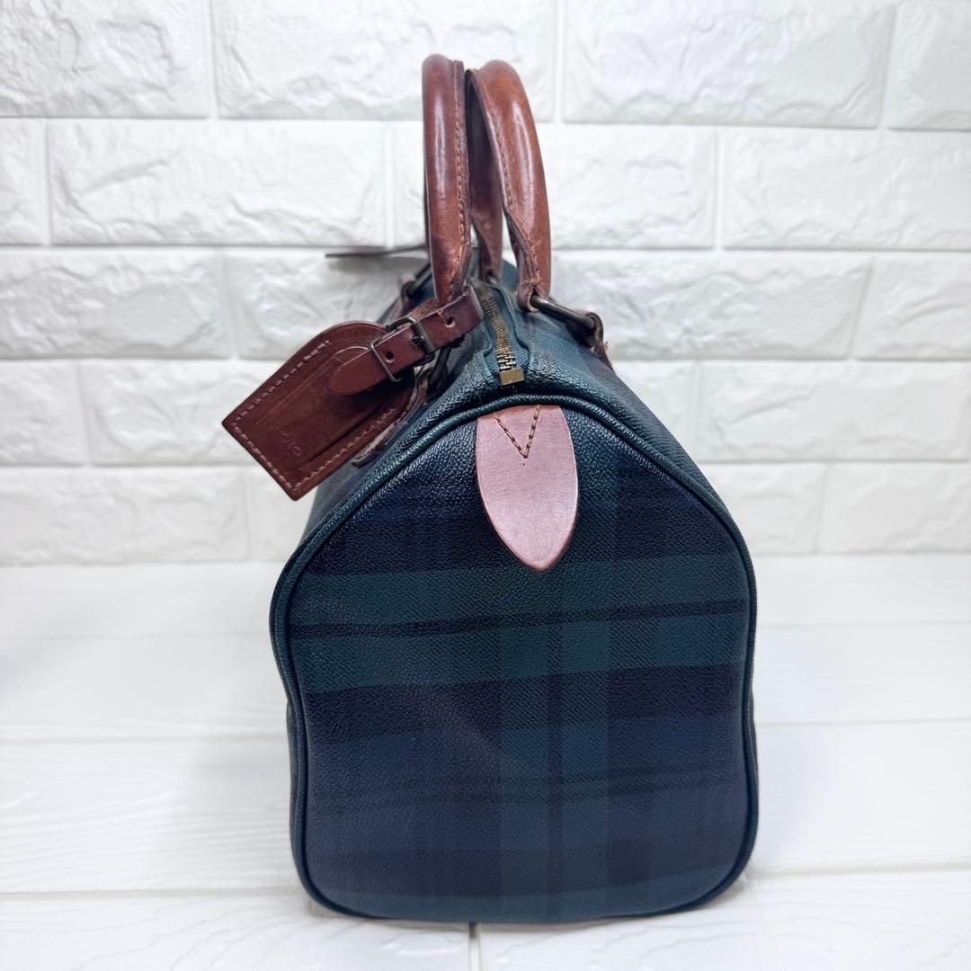 ポロラルフローレン ミニボストンバッグ ブラックウォッチ