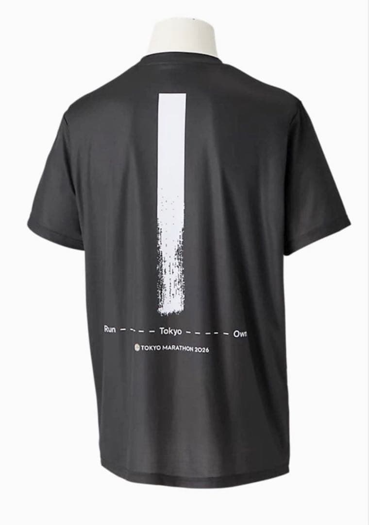 【新品 Lサイズ タグ付】ASICS 東京マラソン 2026 Tシャツ ブラック