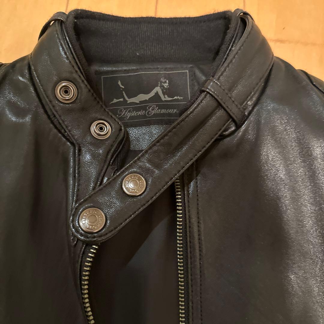 楽一番公式様用 HYSTERIC GLAMOUR 黒革ライダースレディース