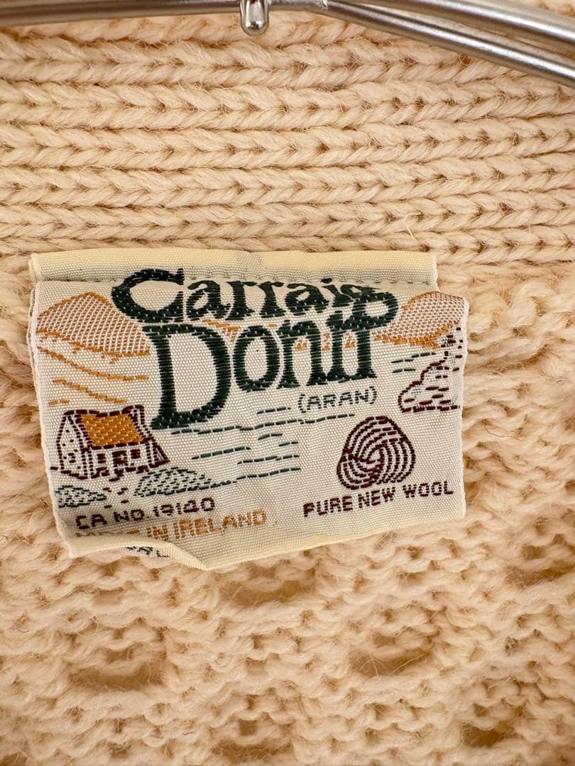 Vintage aren kint cardigan écru