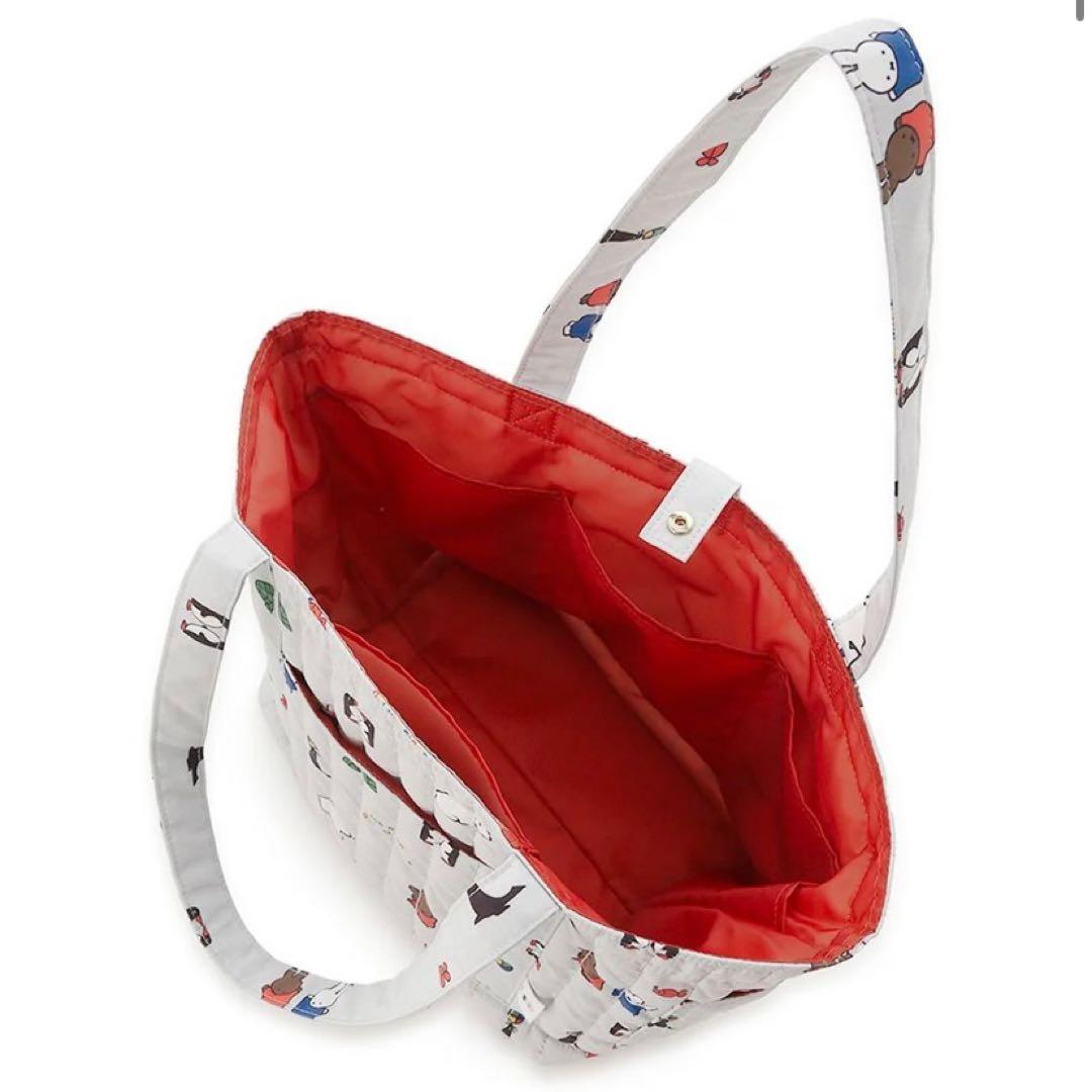 新品Dick Bruna キルティング総柄ママバッグ　ミッフィー　ジェラートピケ