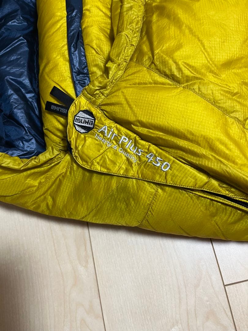 ヒ*ー様 イスカ エアプラス450 寝袋 シュラフ　マスタード