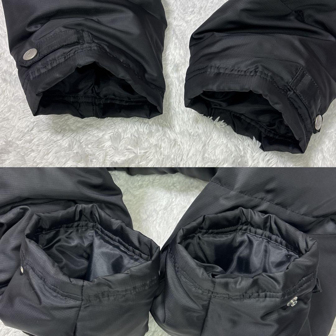 アシックス asics ダウン ベンチコート ジャケット　O LL ブラック　黒