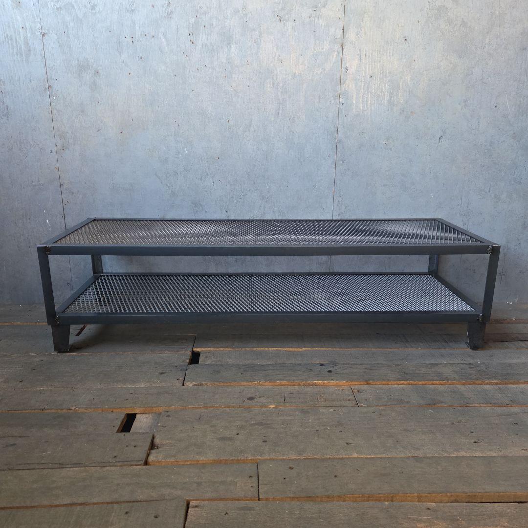 テレビ台 テレビボード ローボード アイアン　黒皮鉄　おしゃれ　シンプル