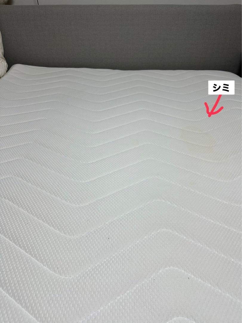 クイーンサイズ スプリングマットレス ホワイト