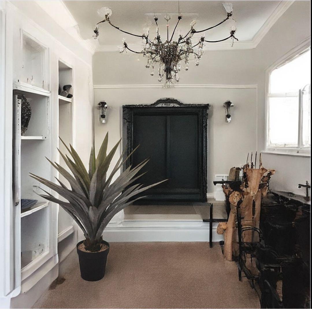 光触媒　人工観葉植物　ウォールグリーン　フェイクグリーン　アガベ115