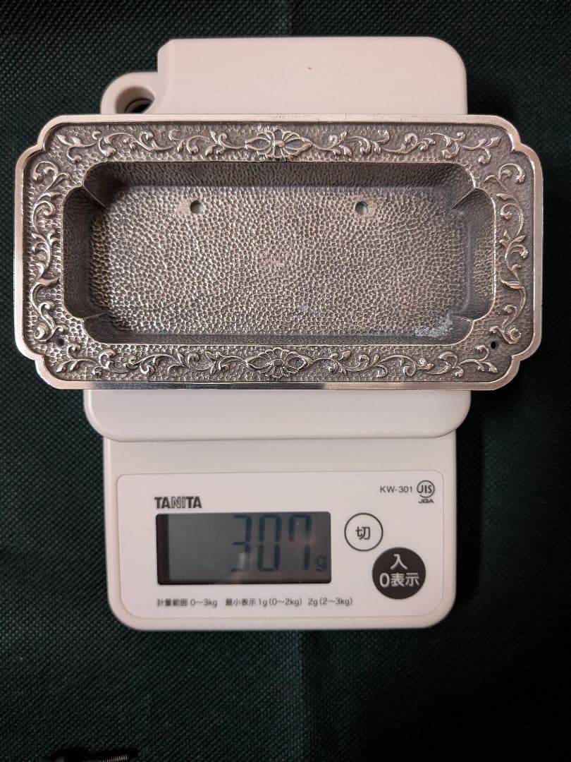 箪笥引手　12組(個)　砲金　掘り(埋め)込み型　アンティーク　昭和31年