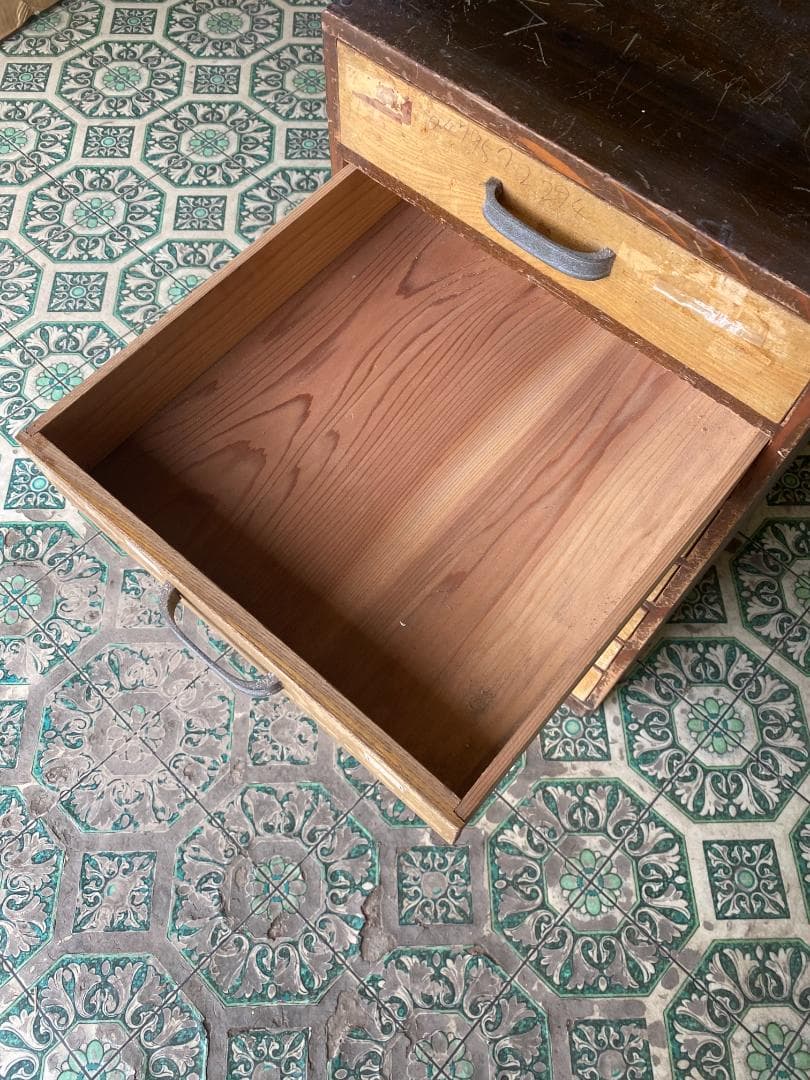 アンティーク　小抽斗　７杯　小引き出し　蚤の市　骨董　古家具　希少