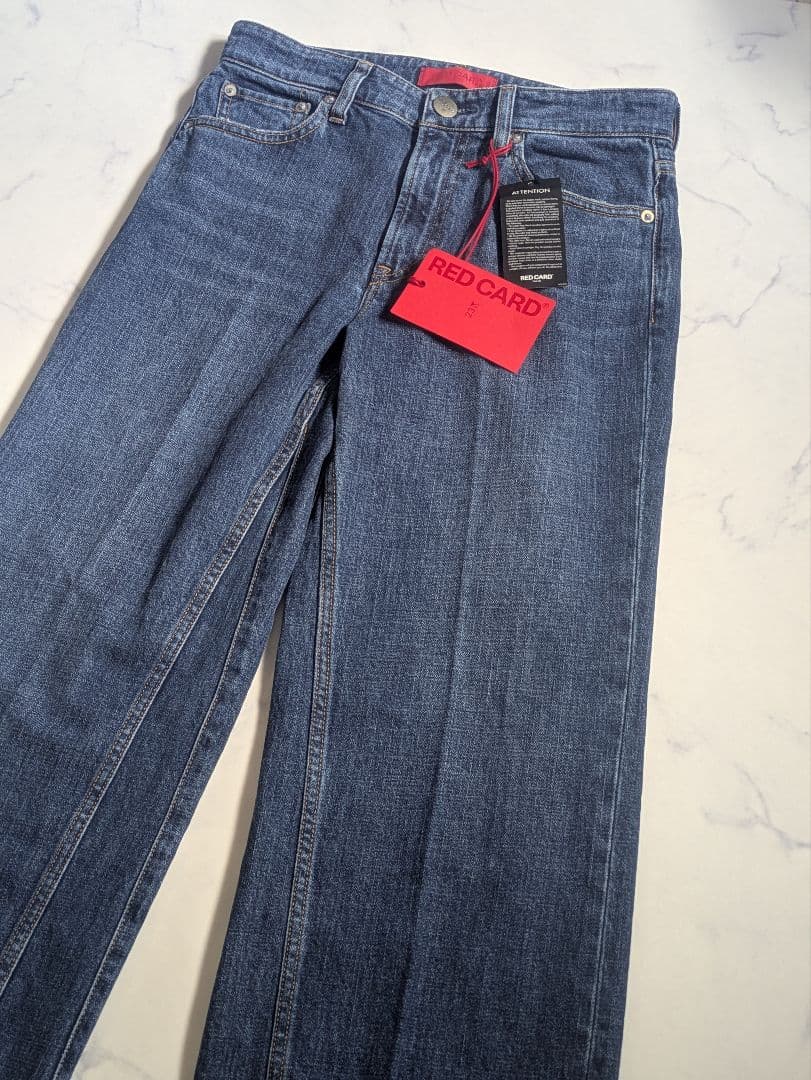 タグつき RED CARD TOKYO 23区 デニム ワイド パンツ