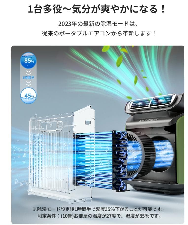 EENOUR スポットエアコン PA600 グリーン