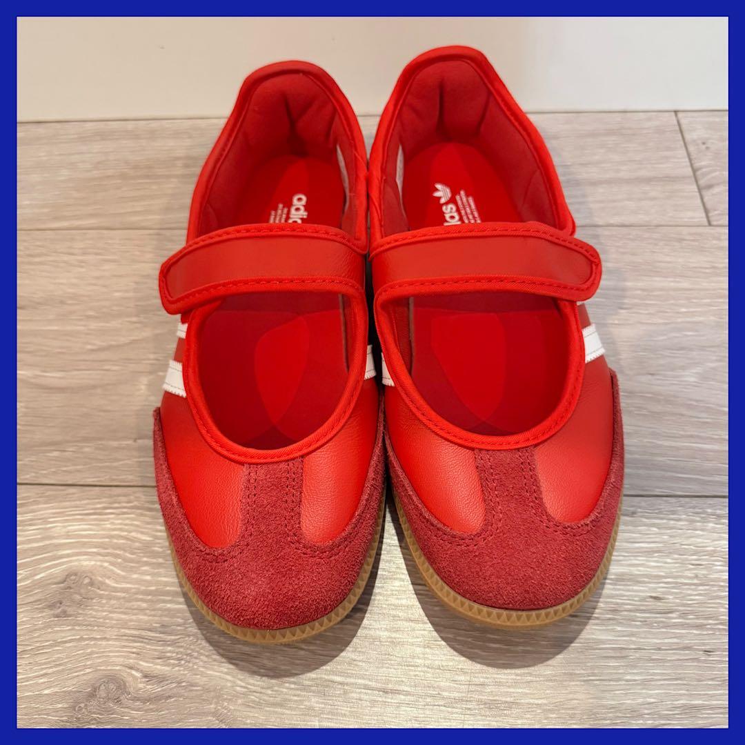 adidas originalsサンバジェーン スニーカー レッド 23.5cm