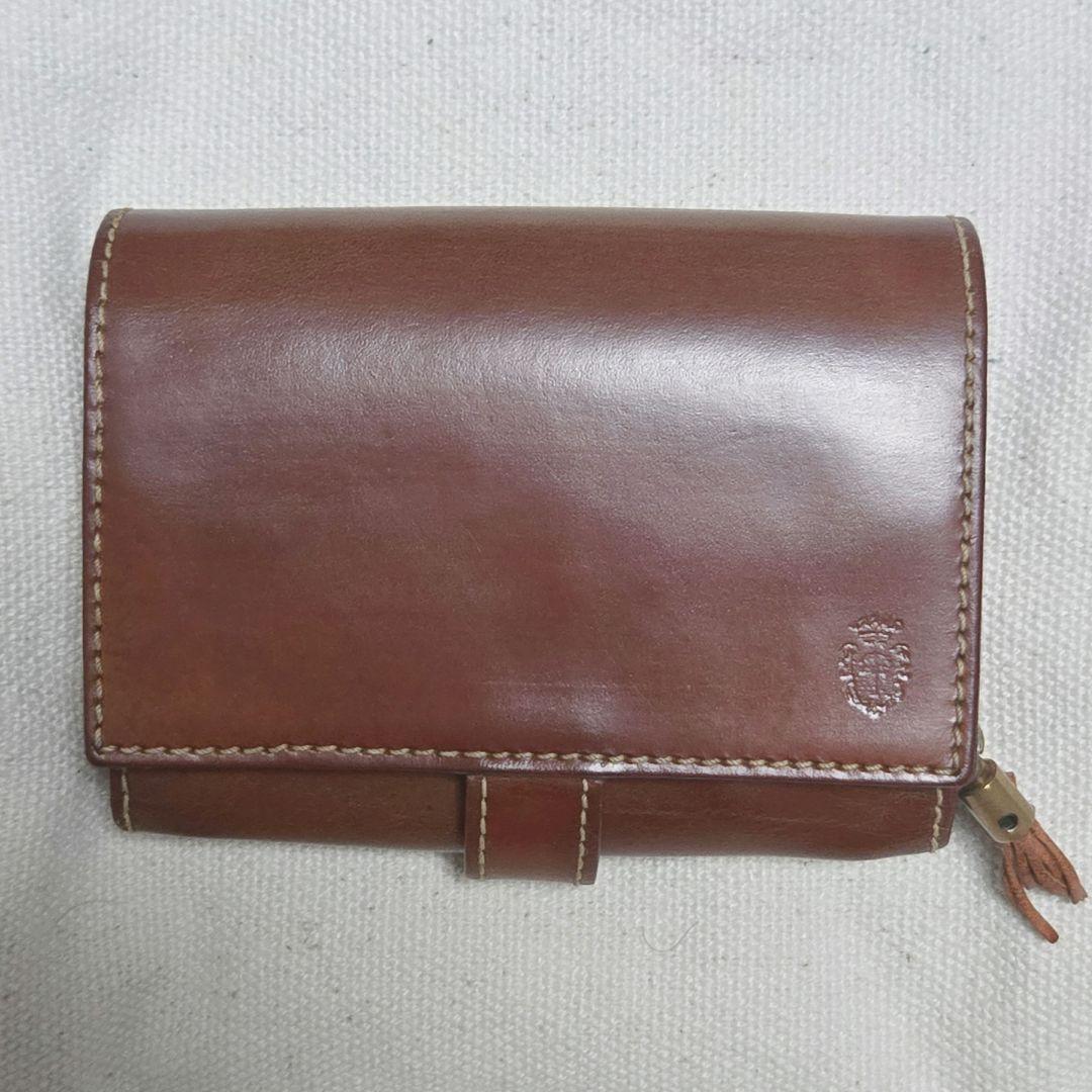 美品✨フェリージ コロコロ 3500 ブラウン 二つ折り財布