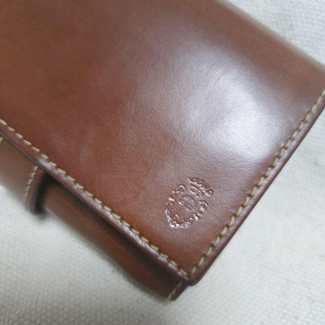 美品✨フェリージ コロコロ 3500 ブラウン 二つ折り財布