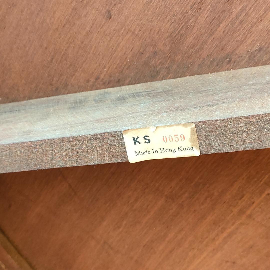 〈美品〉香港製　テーブル　スツールセット　木彫り円卓　猫脚　ガラス天板付き