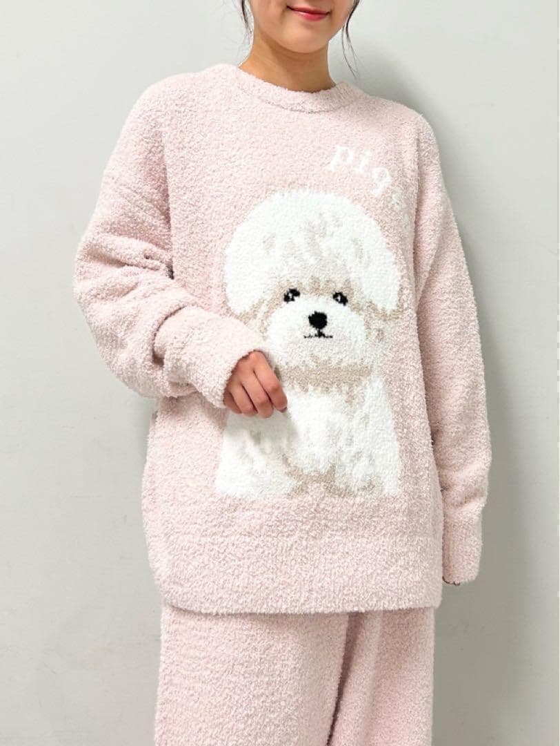 新品 ジェラートピケ ビションフリーゼ プルオーバー&ロングパンツ 上下セット