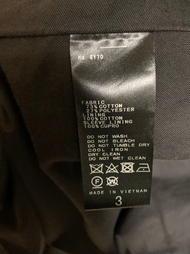 LE 名作　バルカラーコート　ネイビー　サイズ3